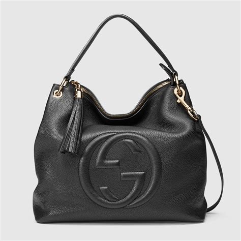 borsa gucci bag soho nera montone|gucci borse.